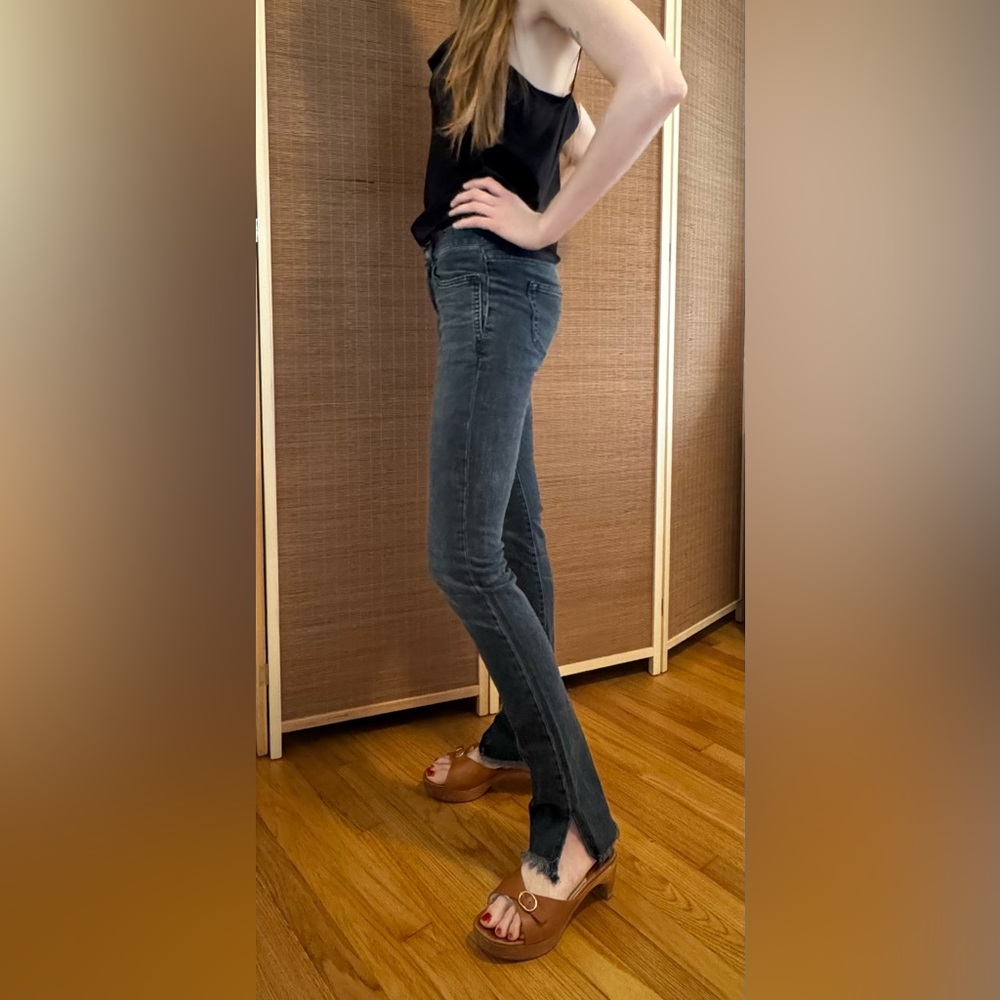 YSL black washed jeans